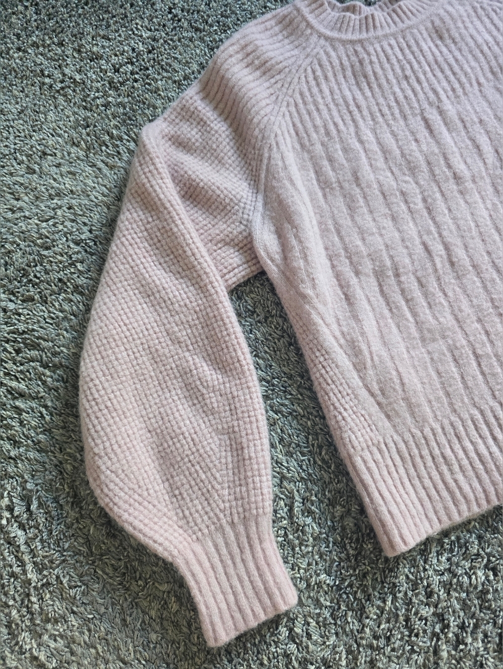 Athleta Layover Crew Sweater Orchid Pink Wool Womens Size Small - Picture 10 of 11
